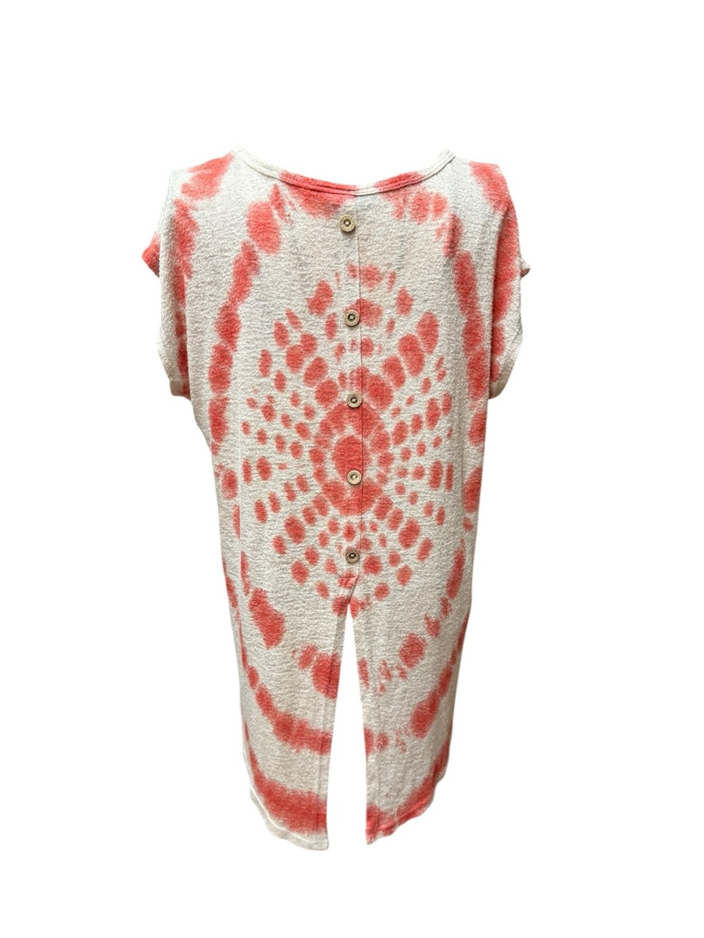 Cirana Coral Tie-Dye Short Sleeve Top Small - Picture 6 of 9